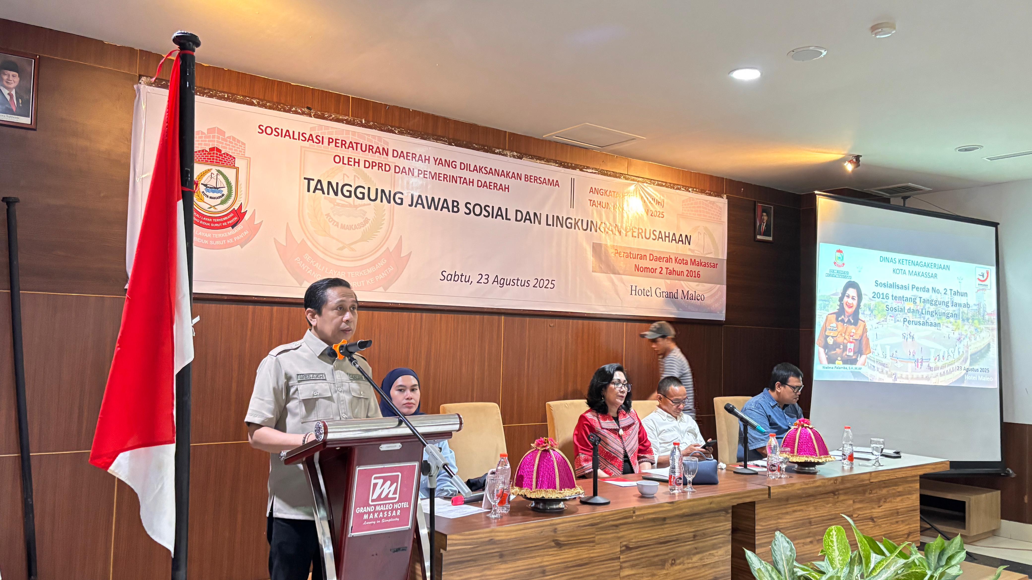 Anggota DPRD Kota Makassar Mesakh R Rantepadang sosialisasikan Peraturan Daerah Kota Makassar Nomor 2 Tahun 2016