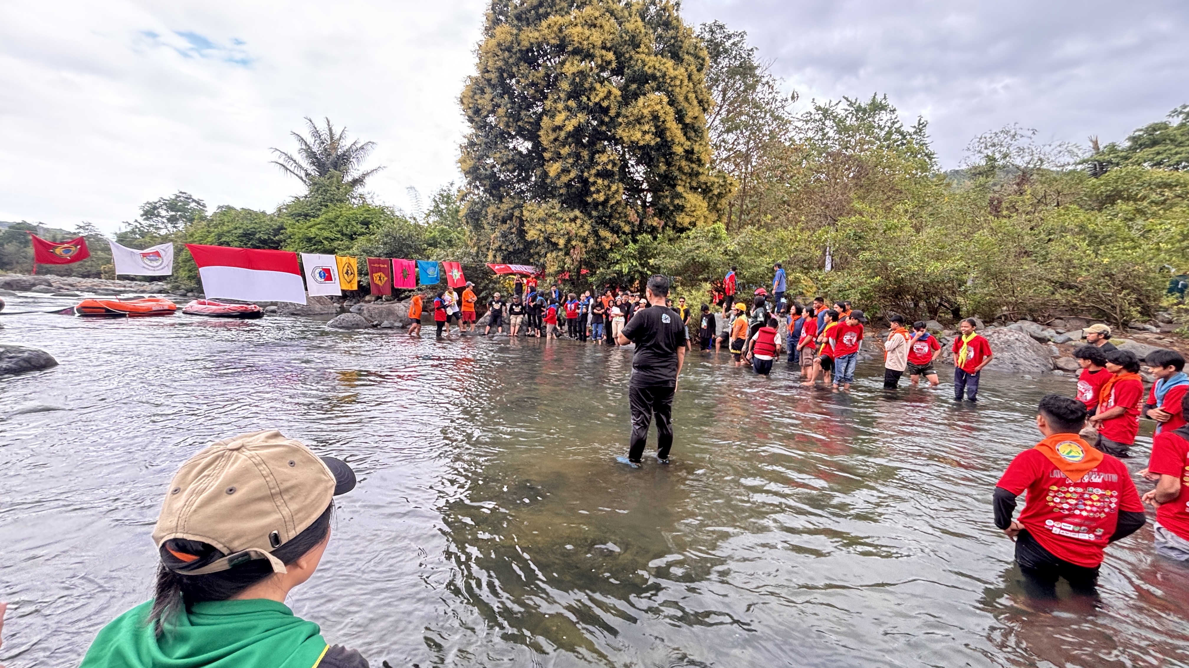Latihan Gabungan (Latgab) Merah Putih Arum Jeram MAPALA se-Sulawesi Selatan.
