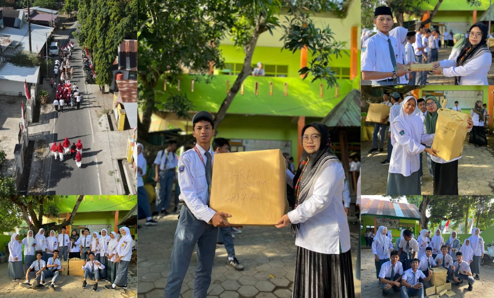 Semarak HUT ke-80 RI, OSIM MA Muhammadiyah Salaka Gelar Karnaval dan Aneka Lomba